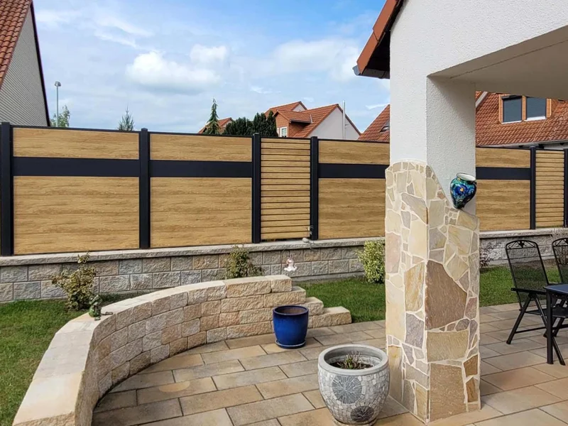 ASA-PVC Co-extruded Outdoor Fencing