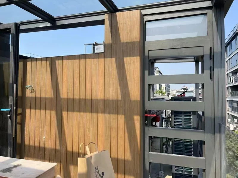 ASA co-extruded PVC Wall Panels For Terrace / Patio Project